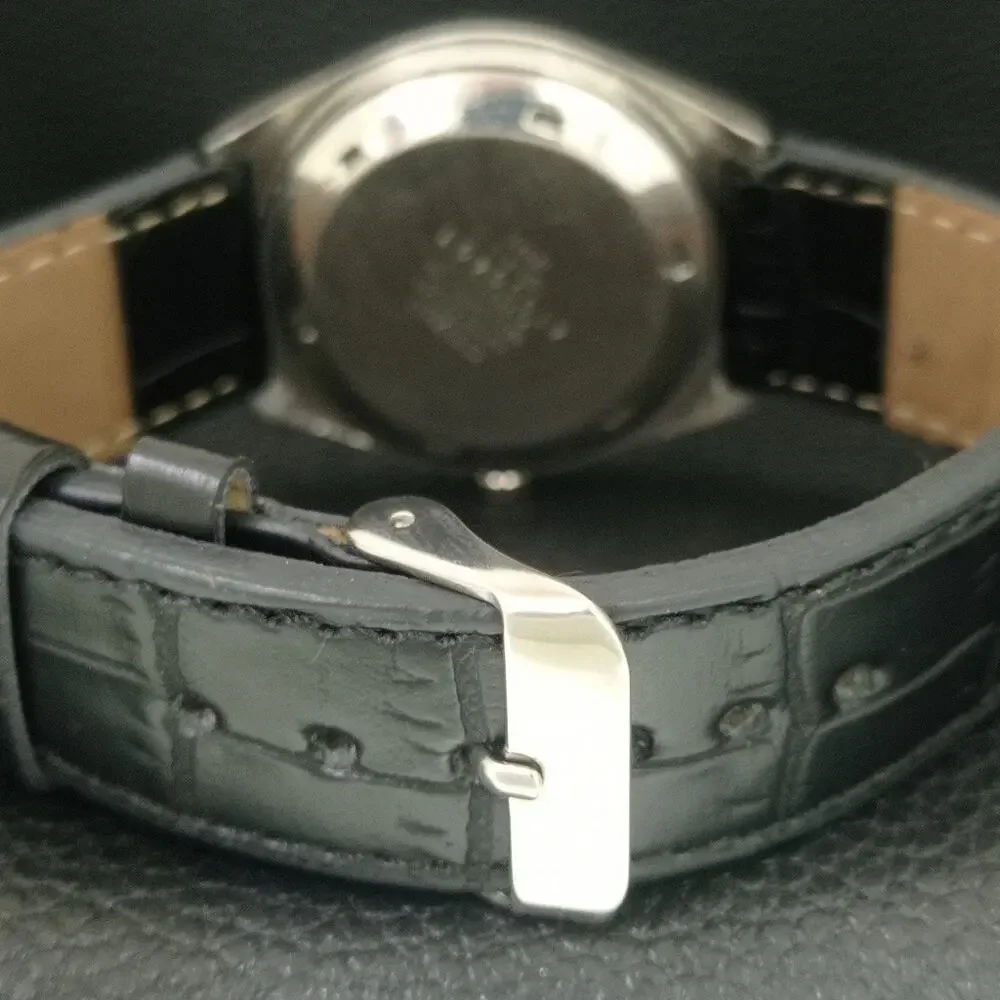 Vintage 1977 Citizen Automatic Mens Silver Watch W/daydate & Gold accents